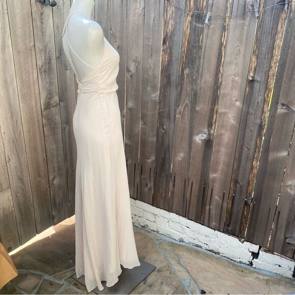 Monique Lhuillier Sleeveless Chiffon Valerie Maxi Dress size 0 - Picture 11 of 14